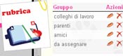 Gruppi Rubrica - Agenda Intelligente