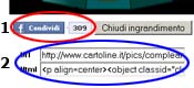 Condividere una cartolina su Facebook e pubblicarle sul proprio blog o forum