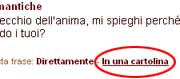 Inserimento di frasi gia' pronte