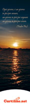 Segnalibro Tramonto blu - Cod. 17