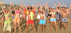 Animazione in spiaggia a Ferragosto