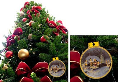 Palle di Natale da appendere all'albero, stampale gratis!