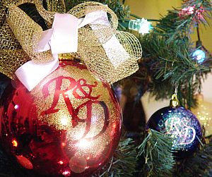 Personalizzare le sfere dell'albero di Natale