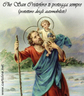 San Cristoforo  protettore degli automobilisti