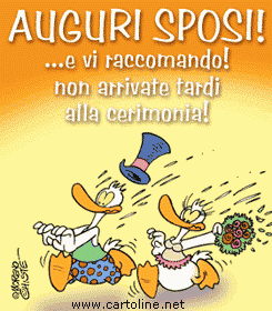 augurio matrimonio simpatici