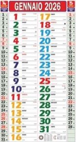 Calendario 2026 da appendere