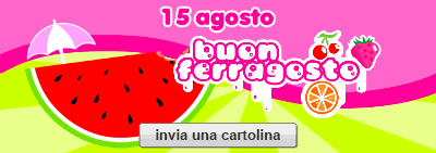 15 agosto Buon Ferragosto - invia una cartolina
