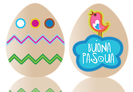 Stickers di Pasqua di Cartoline.net