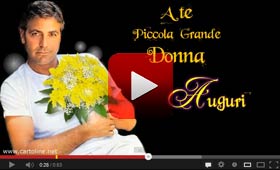 Video Auguri da George Clooney per la Festa della Donna