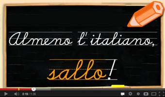 Video Almeno l'italiano sallo