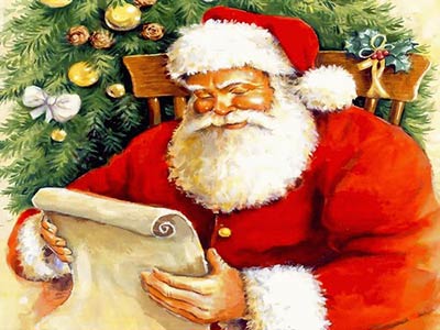 Giochi Di Babbo Natale Che Consegna I Regali.Babbo Natale Cartoline Net