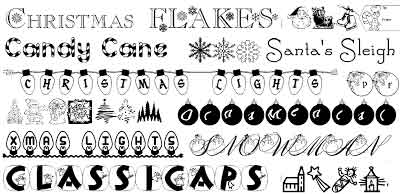 Lista fonts