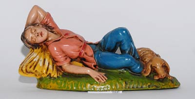 Statuine il Dormiglione per il presepe