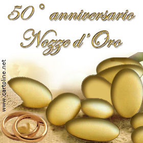 50 Anniversario Di Matrimonio Biglietti