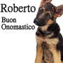 Auguri romantici onomastico Roberto