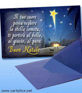 Auguri Di Natale Religiose.Biglietto Di Natale Con Augurio Religioso