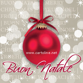 Immagini Con Scritto Buon Natale.Immagine Di Buon Natale Con Palla Di Natale