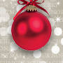 Immagine di Buon Natale con palla di Natale