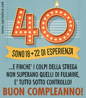 Simpatica Frase Per I 40 Anni