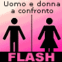Uomo e donna a confronto