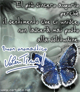 Frase di auguri onomastico Valentina Frase di auguri onomastico Valentina