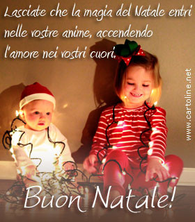 Auguri Buon Natale Bambini.Magico Natale