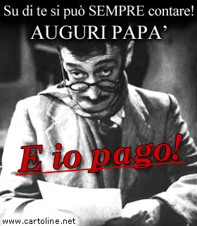 Auguri divertenti per la Festa del Papa' con Toto'