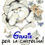 Grazie per la cartolina glitter