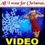 Video natalizio All I want for Christmas is you.
