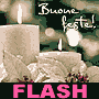 Buone feste con le candele