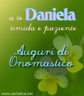 Buon Onomastico A Daniela Con I Lati Caratteriali