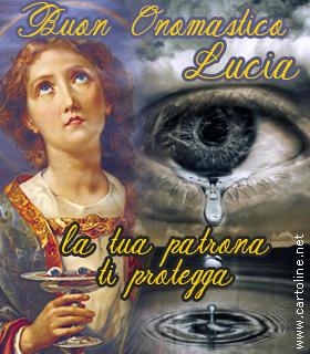 Auguri Lucia Per L Onomastico