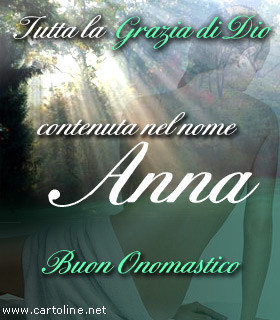 Frase Di Onomastico Per Anna