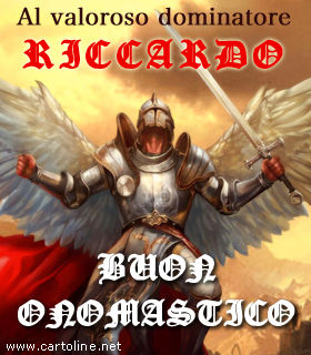 Auguri Di Onomastico A Riccardo