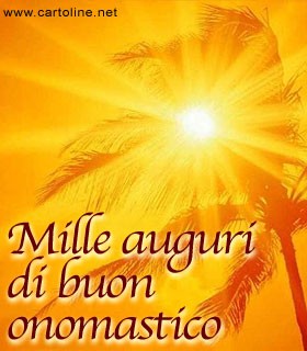 Mille Auguri Per L Onomastico