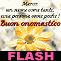 Buon onomastico con il nome personalizzato