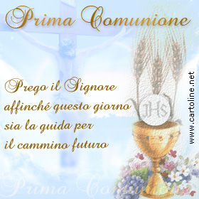 Frase Di Auguri Per La Prima Comunione