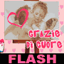 Grazie di cuore con amorini