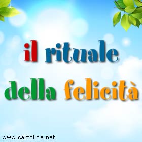 Il Rituale Della Felicita Cartoline Net