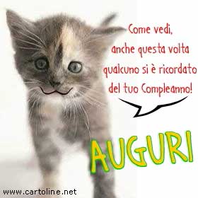 Gatto Parlante Fa Gli Auguri Di Compleanno