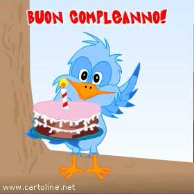 Buon Compleanno Da Parte Di Un Uccellino Sbadato