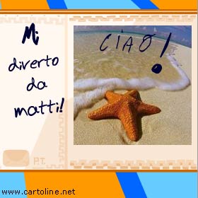 Un saluto dal mare!
