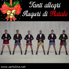 Video Di Natale Con Uomini In Boxer