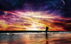 Tramonto multicolore